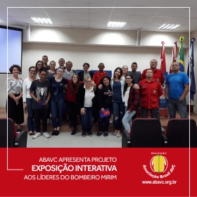 ABAVC – Apresenta projeto Exposição Interativa aos líderes do Bombeiro Mirim de Joinville