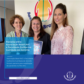 Associação Brasil AVC e Faculdade Guilherme Guimbala de Joinville firmam parceria para reabilitação de pacientes no Pós-AVC e cuidadores.