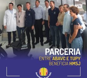 Parceria entre Associação Brasil AVC e Tupy beneficia o HMSJ
