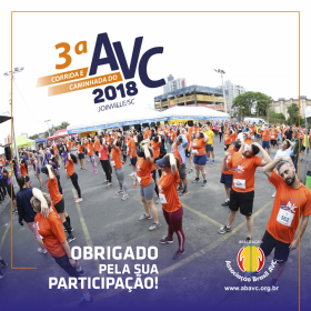 Faça download das fotos da 3ª Corrida e Caminhada do AVC 2018